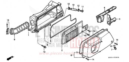 AIR CLEANER FES250W de 1998